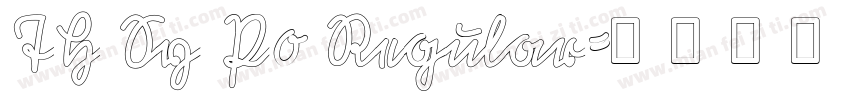 TH Sy P0 Regular字体转换